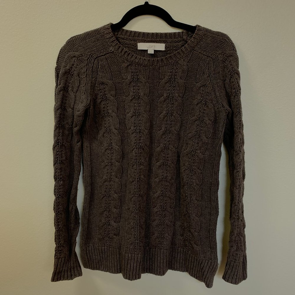 LOFT Cable Knit Sweater